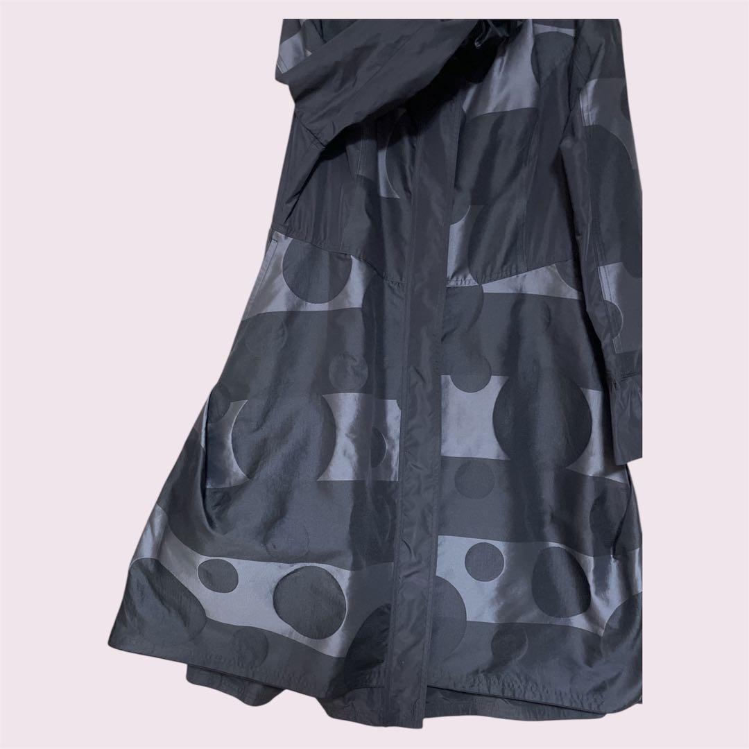 EIKO KONDO ドット柄デザインコート 蕾カラー 美品 エイココンドウ