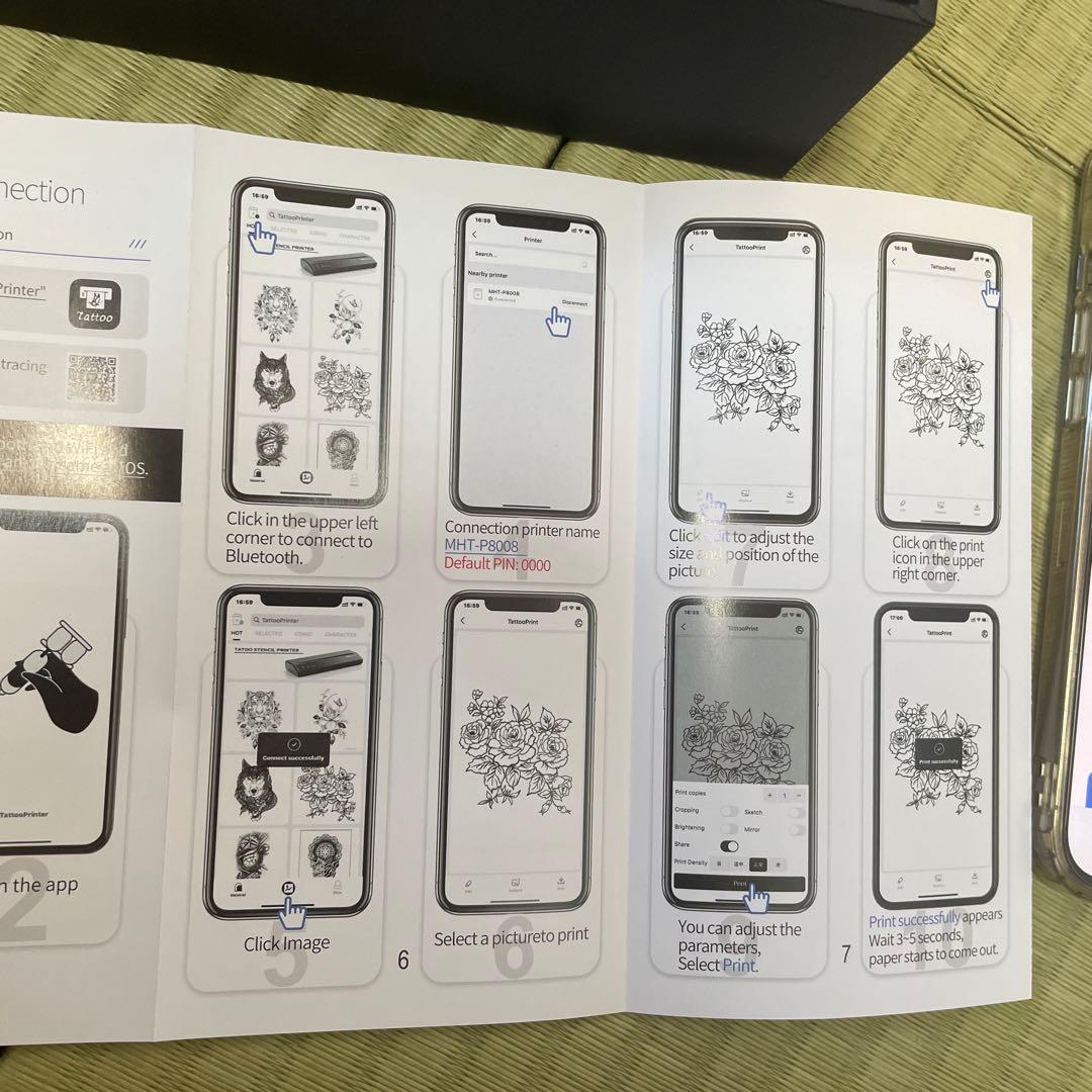 ゆ*じ様 タトゥー 下絵転写用 サーマルコピー機