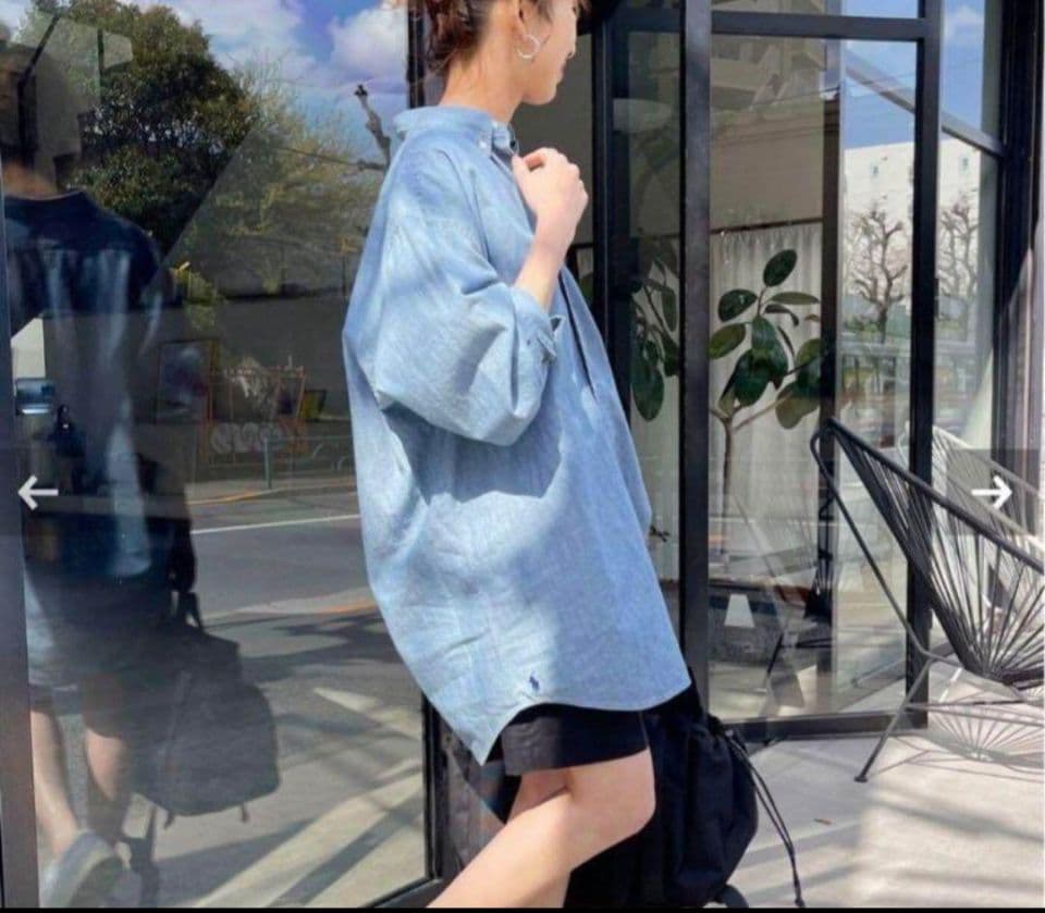 RALPH LAUREN　ビッグフィットシャツ　デニムシャツ