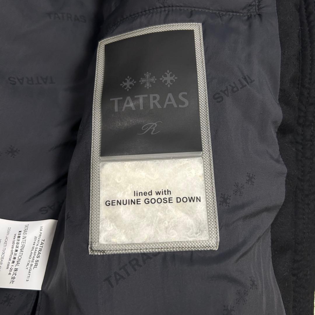 【未使用級】タトラス ドミツィアーノ ダウンジャケット ハンガー付 黒 02 M