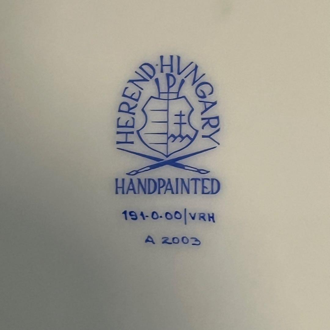 【美品】ヘレンド ウィーンの薔薇 トライアングルディッシュ 24.5cm