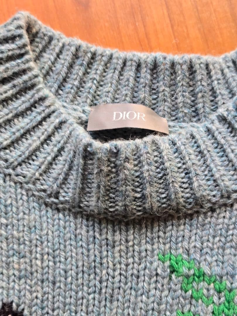 【美品】Dior HOMME 20aw トワルドジュイ ニット セーター M