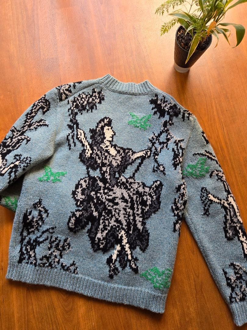 【美品】Dior HOMME 20aw トワルドジュイ ニット セーター M