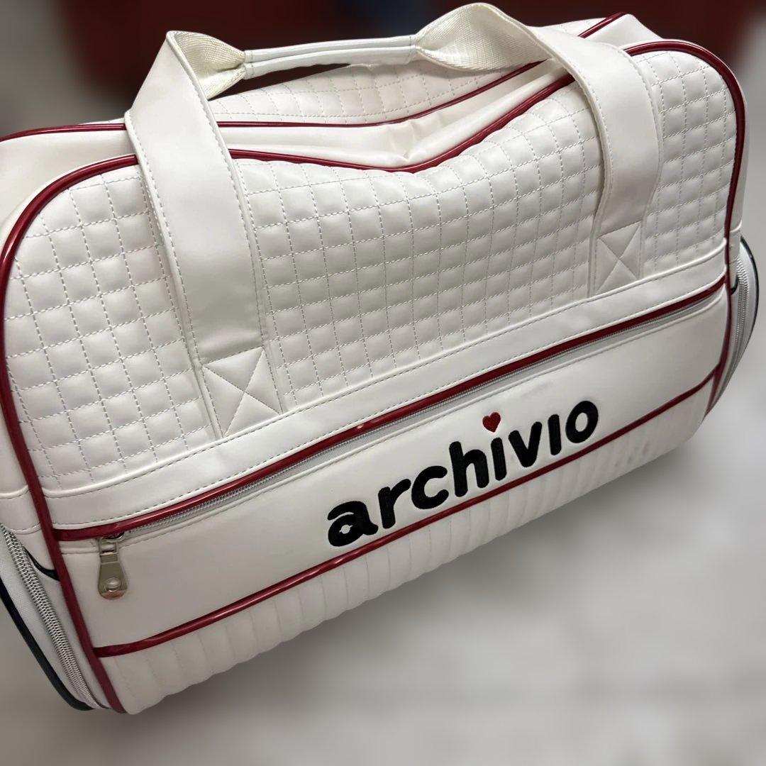 archivio ゴルフ　ロッカーバッグ ホワイト