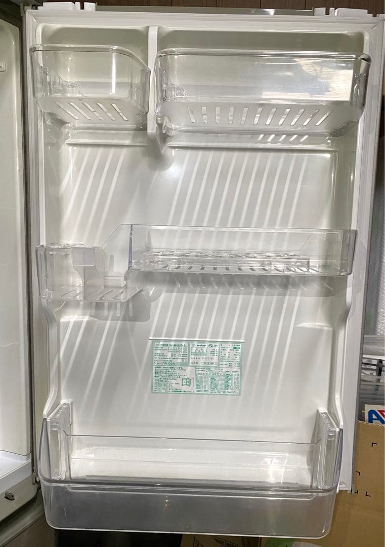 シャープ　ノンフロン冷凍冷蔵庫　SJ-W412D-S 2018年製　412L