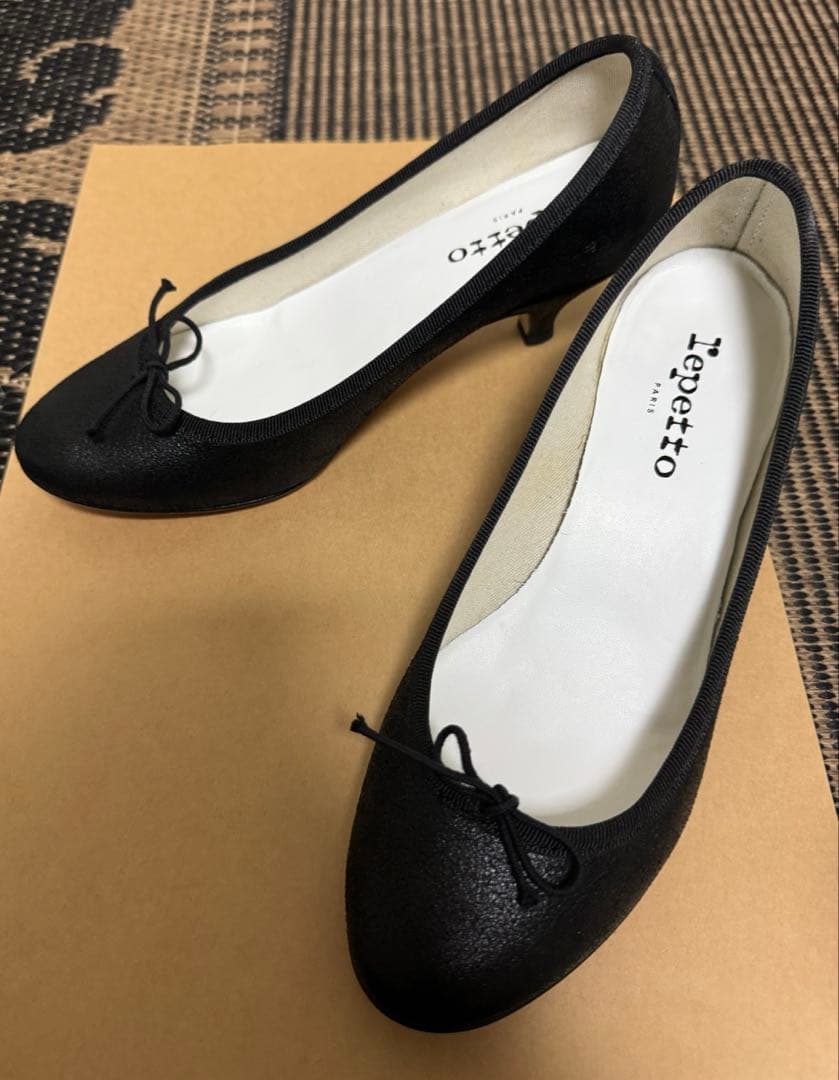 レペットRepetto ブラック バレエシューズ 37.5