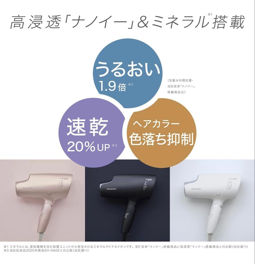 パナソニック ナノケア 高浸透ナノイー&ミネラル搭載 EH-NA0G-A
