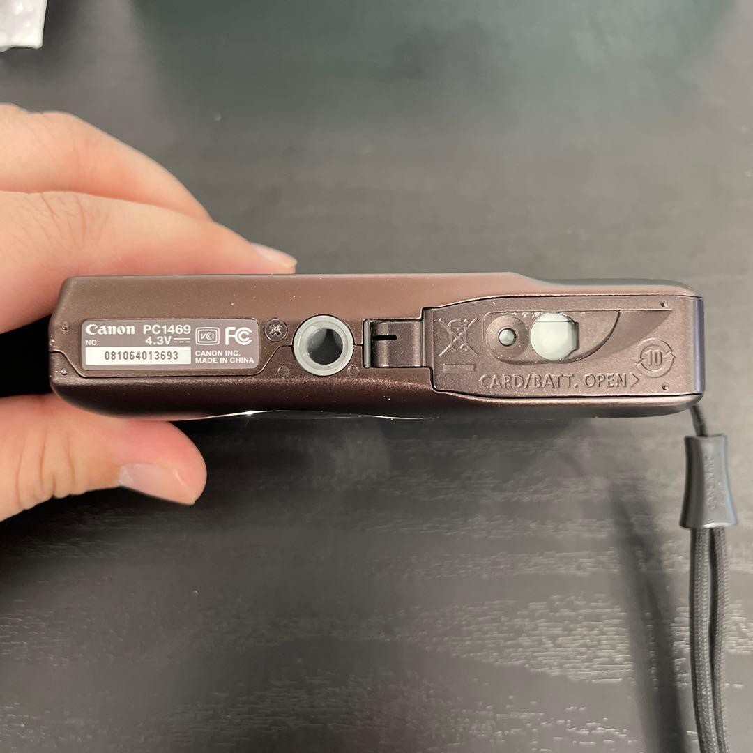 Canon IXY200Fコンパクトデジタルカメラ ブラウン