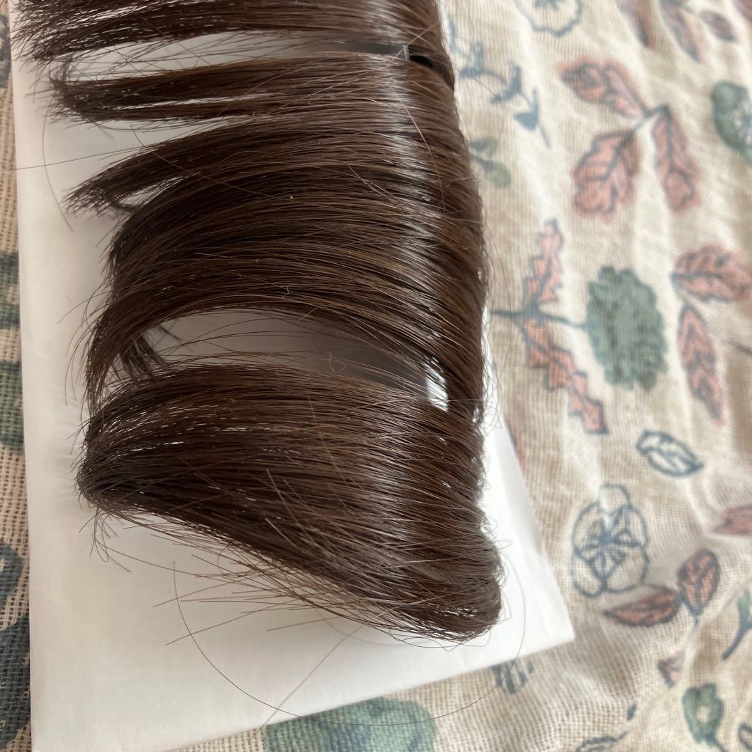 BAREN バレナ　スカーフハット　ブラックシフォン　& 前髪ウィッグ　付き