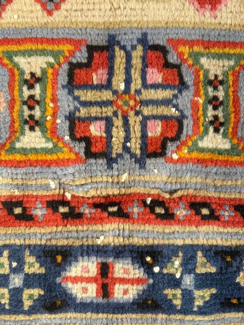 トライバルラグ 手織り 絨毯 カーペット ヴィンテージ ラグ ペルシャ絨毯