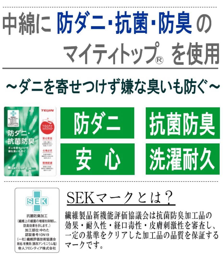 掛け布団 シングル 2枚組 マイティトップ テイジン 日本製 抗菌 防臭 防ダニ