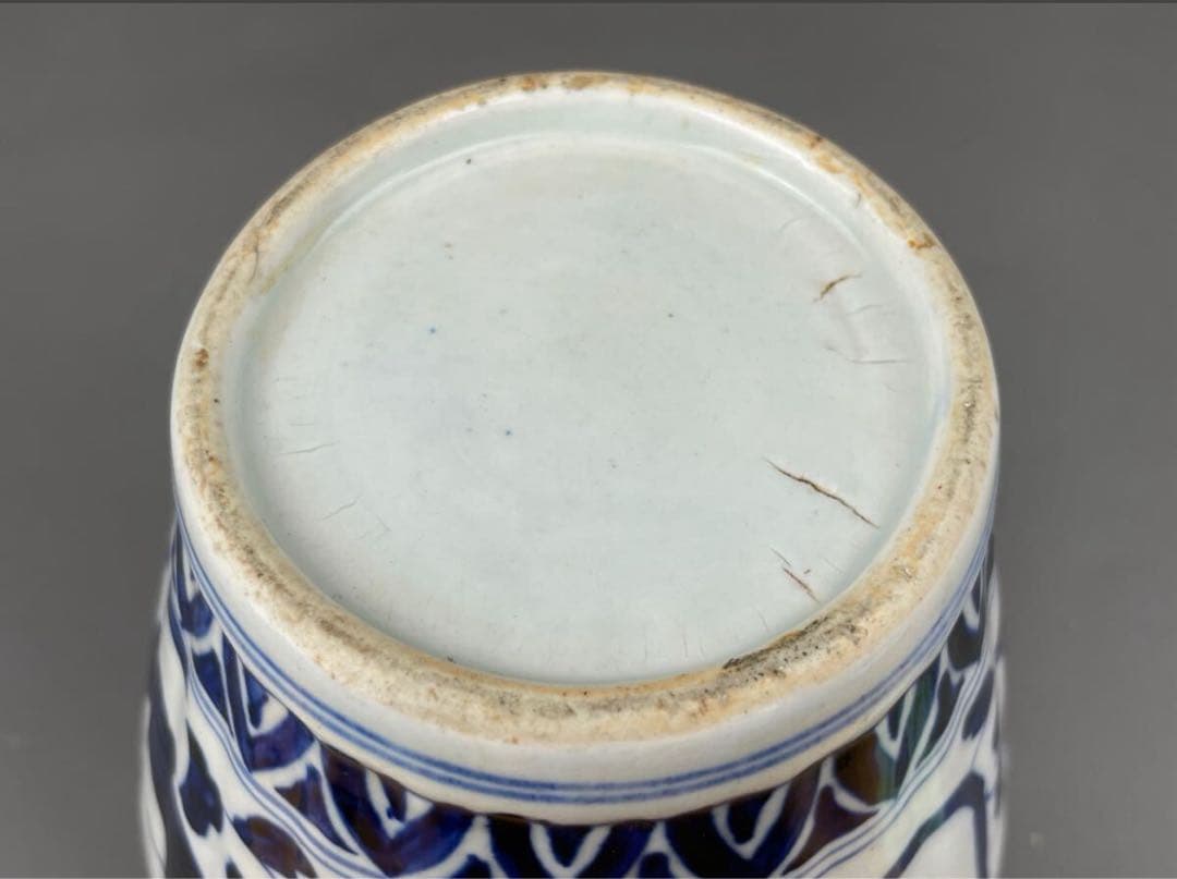 初だし 古伊万里 コレクター放出品 珍品 沈香壺 骨董品 有田焼 花瓶 未完成