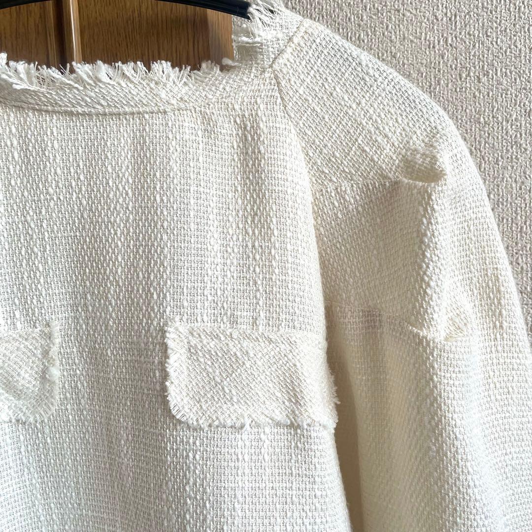 美品　MEER. メーア　ツイードプルオーバー　TWEED PULLOVER