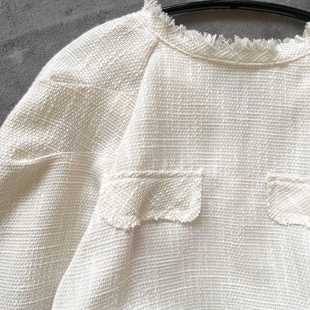 美品　MEER. メーア　ツイードプルオーバー　TWEED PULLOVER