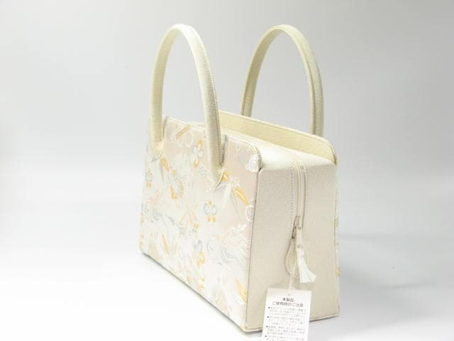和装バッグ　利休バッグ　金蘭織物 入卒式　結婚式　お茶席・商品番号3-1