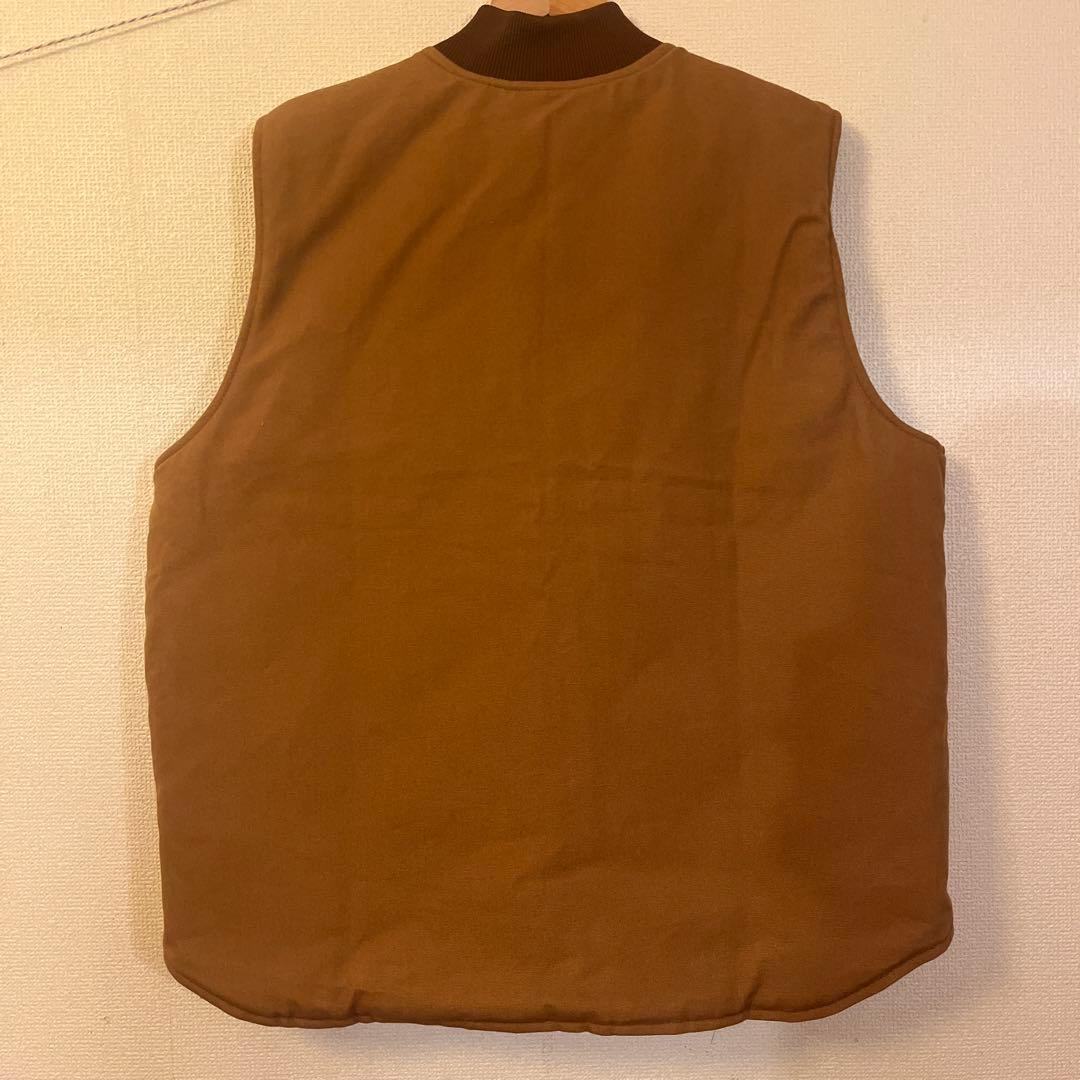 Carhartt リラックスフィット ベスト XL ブラウン