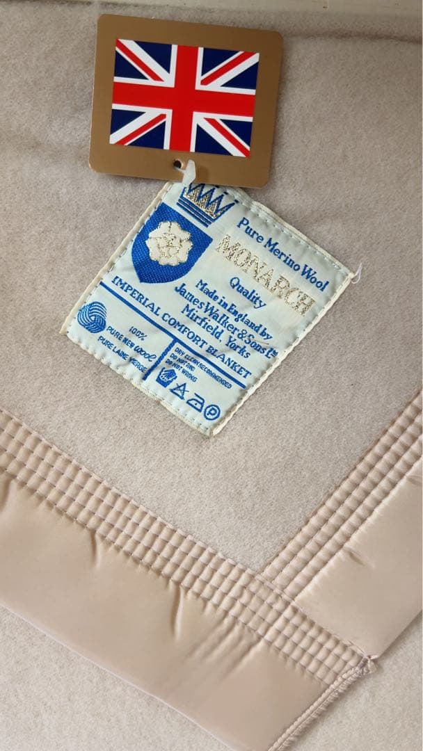 MONARCH（モナーク） 英国製のメリノウール100％毛布