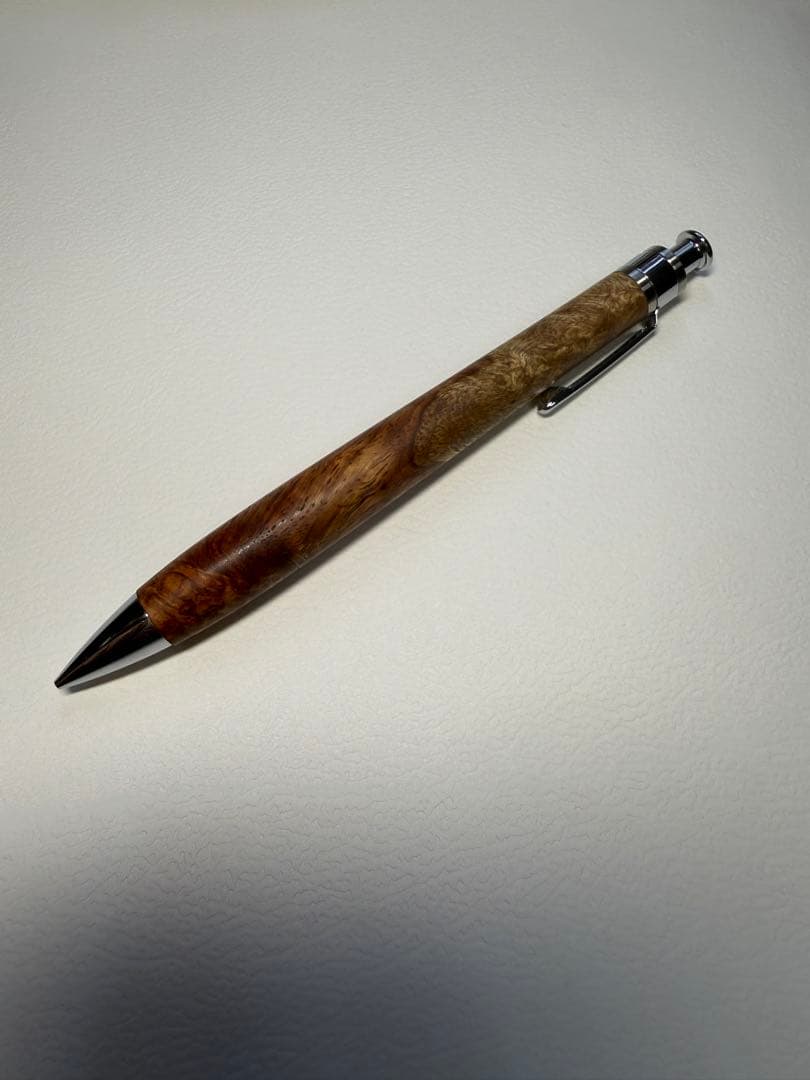 工房楔　ペンシル楔　花梨紅白(こぶ杢)