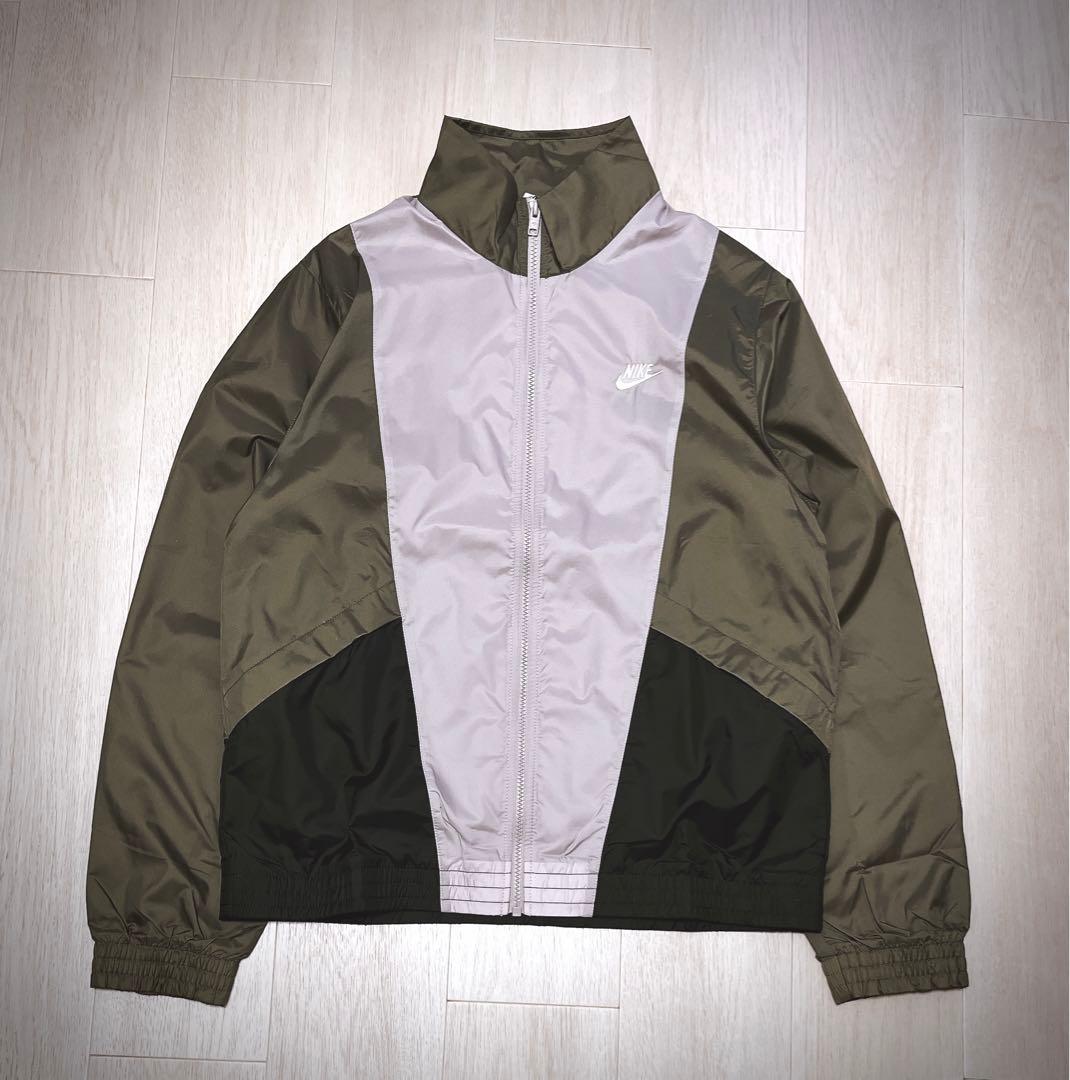 ナイキ ウィンドブレーカー 上下セット ジャケット パンツ新品 2XL オリーブ
