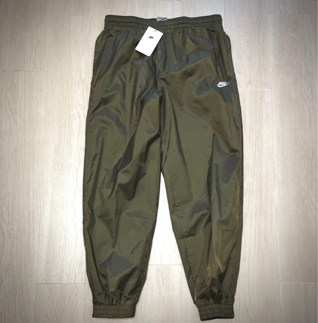 ナイキ ウィンドブレーカー 上下セット ジャケット パンツ新品 2XL オリーブ