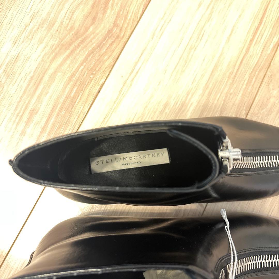 ステラマッカートニー　ジップアップ　ブーツ　37 23.5 ブラック　ブーティ