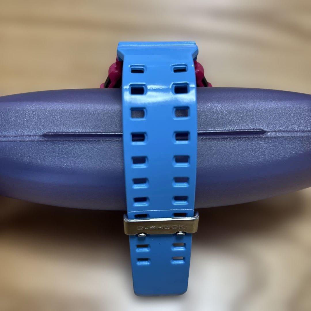 CASIO G-SHOCK ピンク ブルー デジタル腕時計