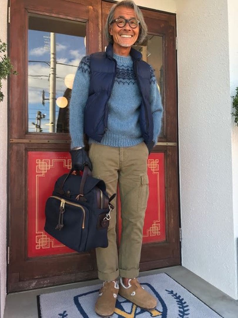 ボーイズマーケット別注 Harley of Scotland モヘアニット