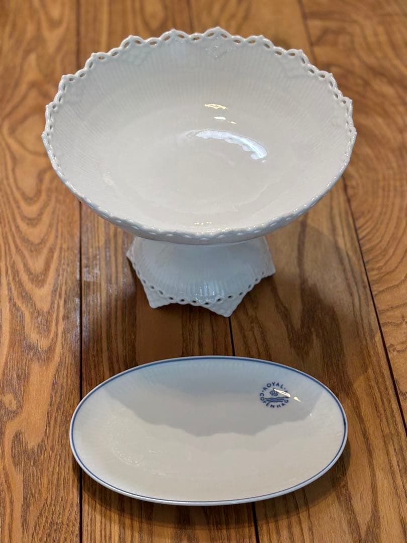 ホワイトフルーテッド フルレース コンポート+オマケ