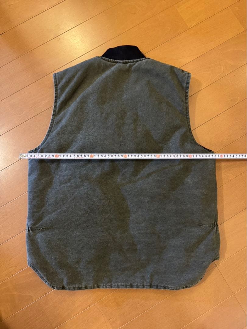 カーハート ベスト V02 MOS モス　USA製　腰ゴム