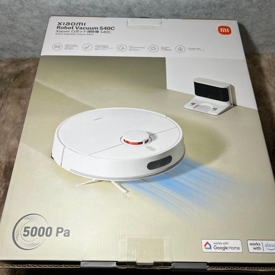Xiaomi ロボット掃除機S40C 5,000Pa強力吸引ファンブロワー大容量