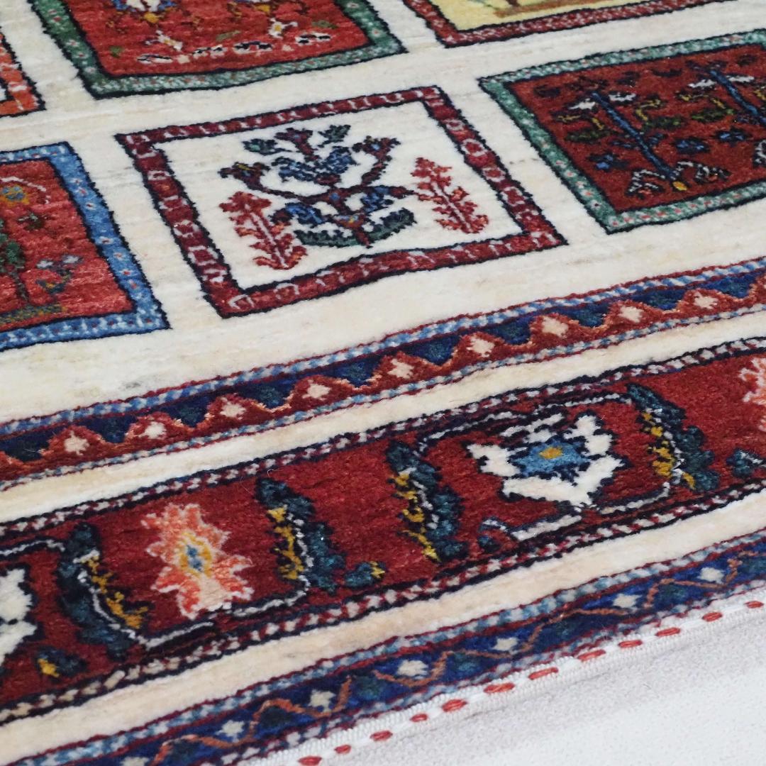 ゾランヴァリ　ギャッベ（中判）ルリバフ　174×119ｃｍ