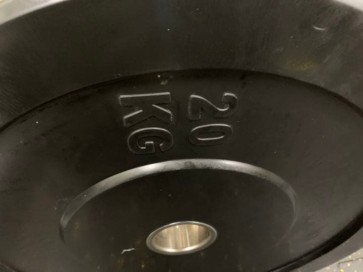 バンパープレート　20kg 2枚