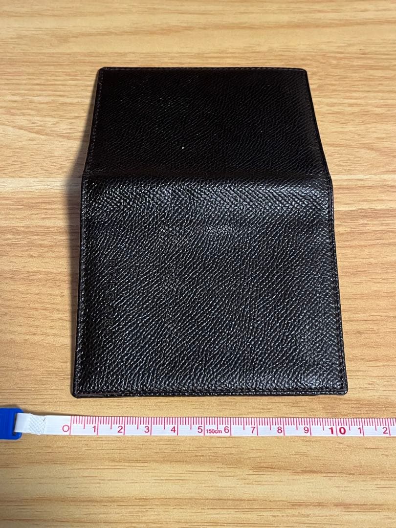 【美品】BVLGARI ダークブラウン パスポートケース