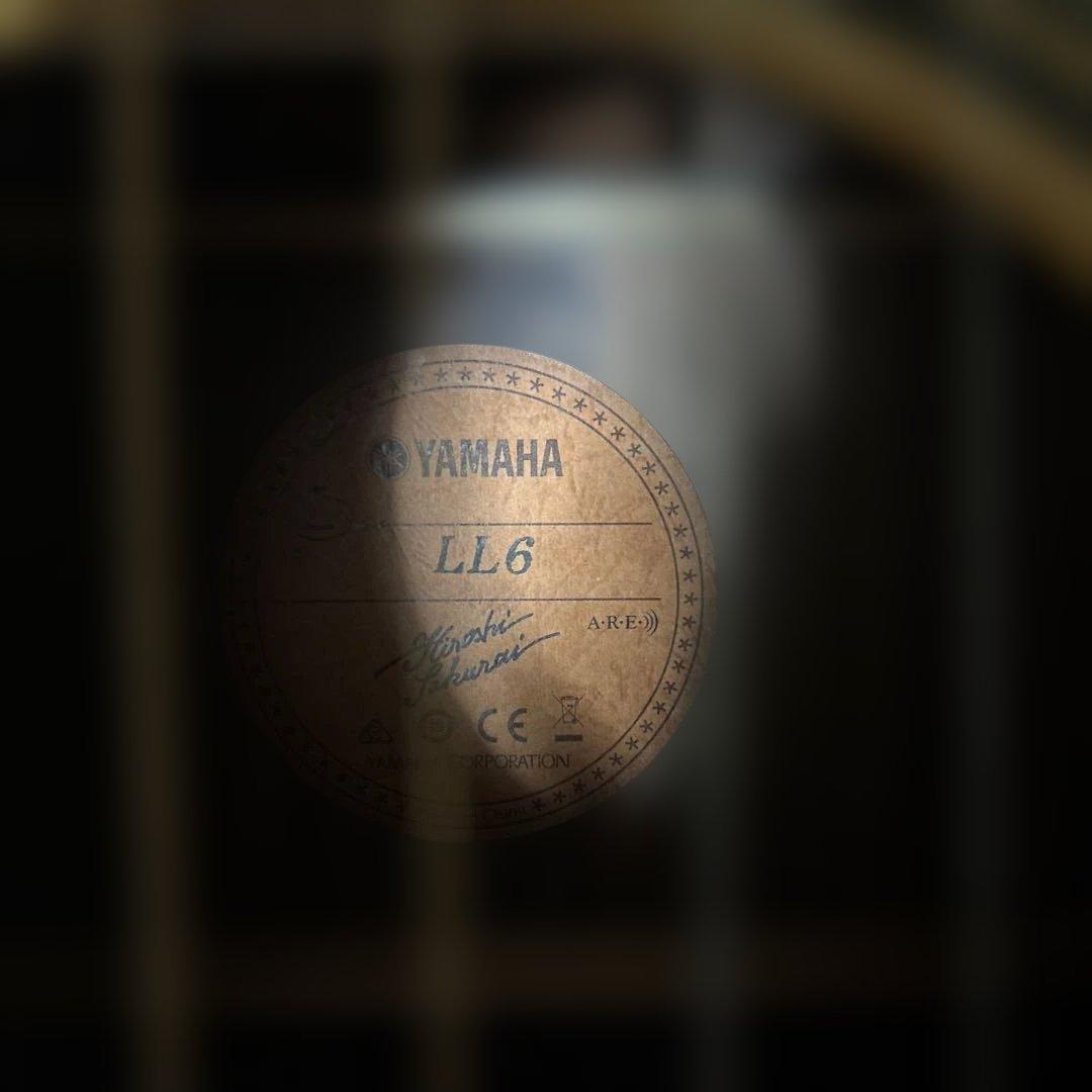 ヤマハLL6 AREアコースティックギター弦高調整済み