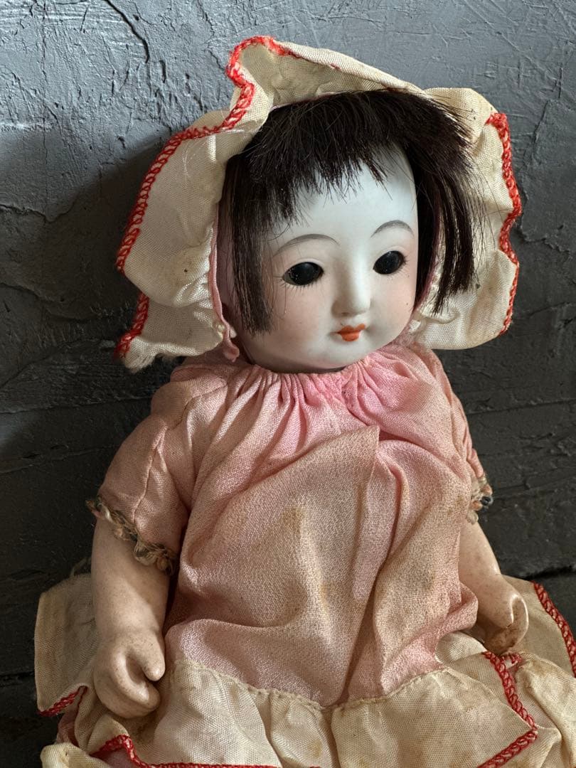 かわいすぎるサクラビスク　陶器製 ピンクドレス