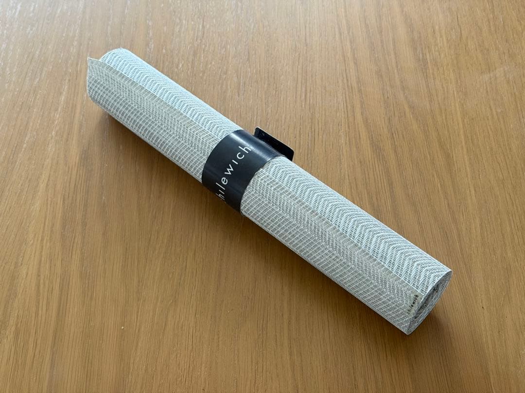 Chilewich テーブルランナー Wave グレー