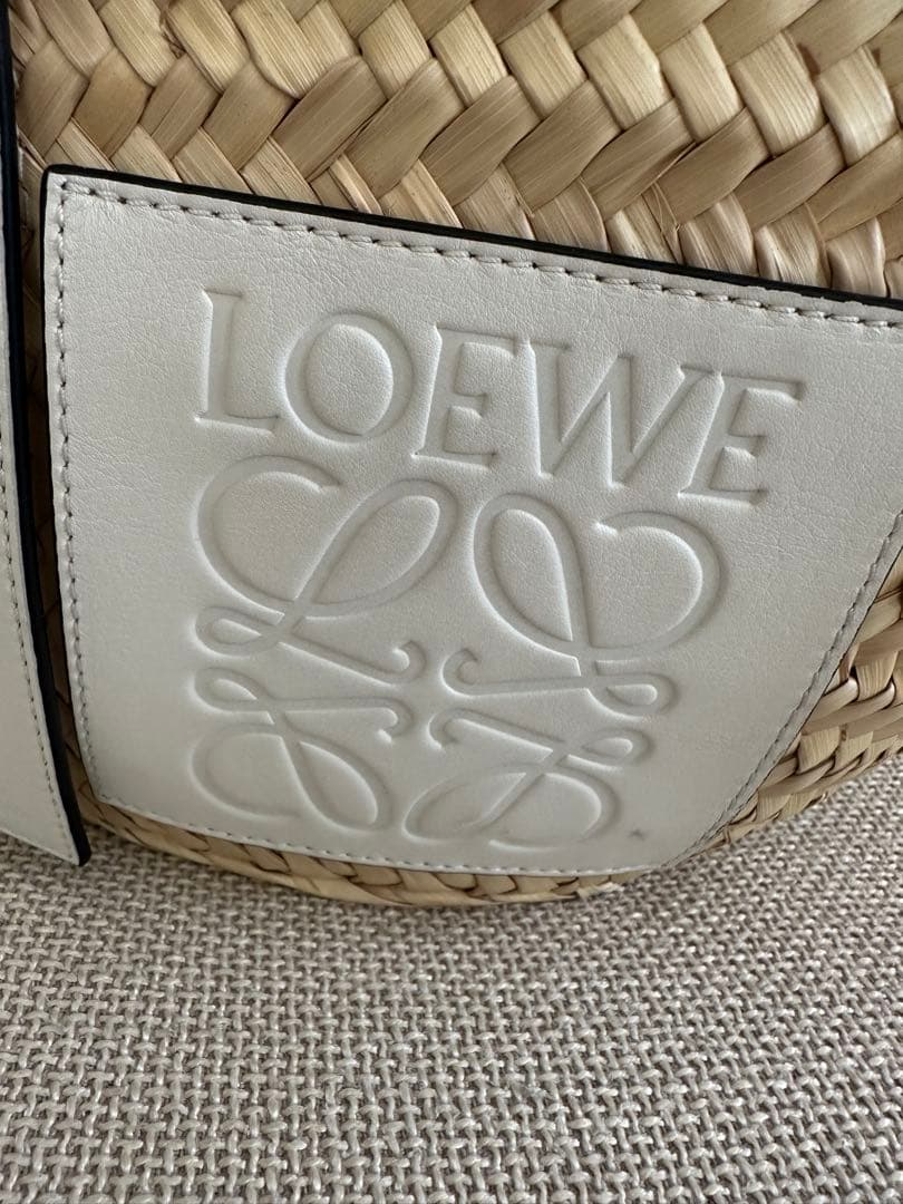 LOEWE ロエベ かごバッグ スモール ホワイト