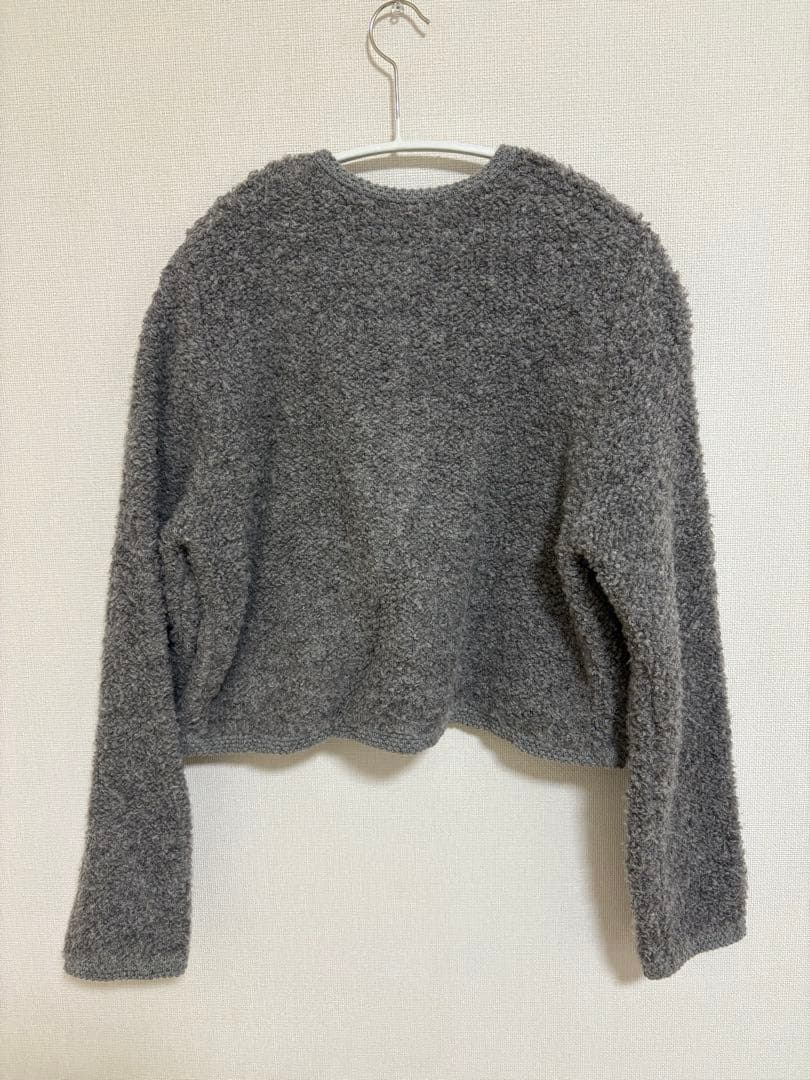 【大幅お値下げ中】MACPHEE ムートン クルーネックカーディガン