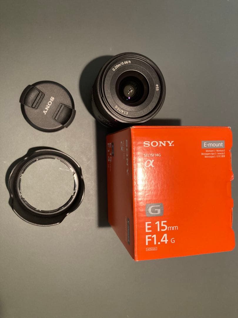 レンズ(単焦点) SONY E 15mm F1.4 G SEL15F14G