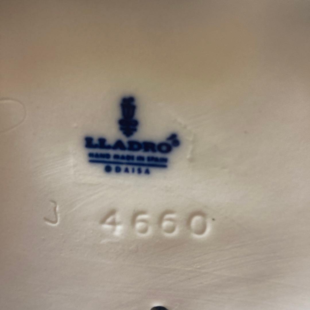 廃版美品　Lladro リヤドロ　羊飼いの少女と鳩