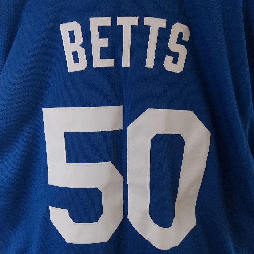 【MLB】未使用 NIKE ナイキ ドジャース ベッツ ユニフォーム 2XL 青