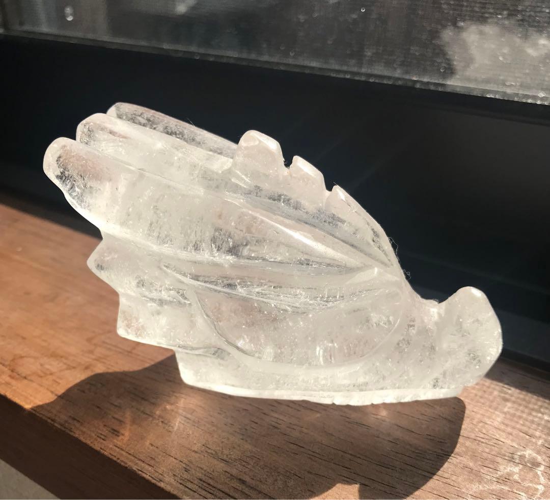 ☘️クリアクォーツ 龍の頭の形　パワーストーン 天然石
