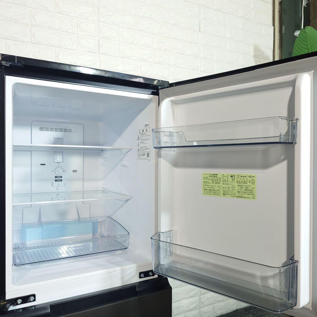 SHARP 冷蔵庫 SJ-D15H-H 152L 2021年製 家電 I037