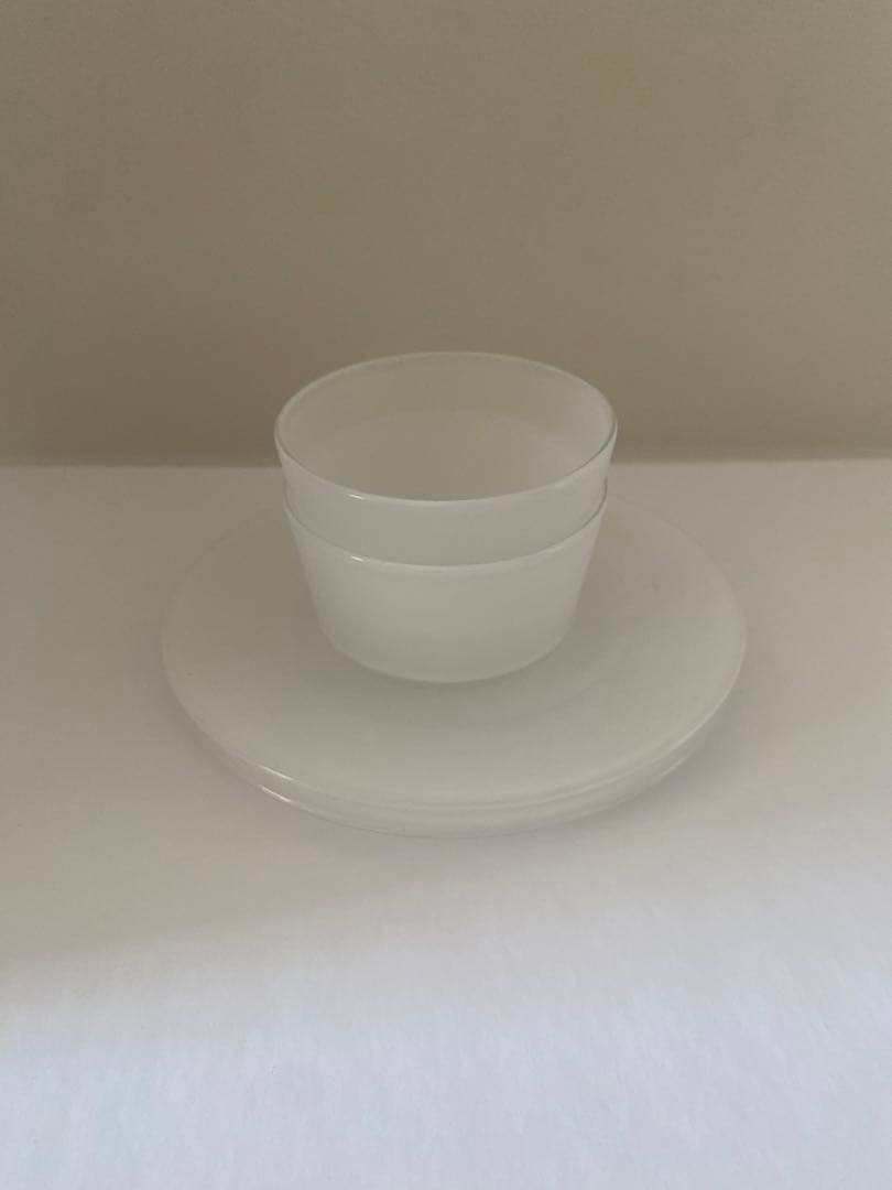 辻和美　乳白色　フリーカップ　2点セット