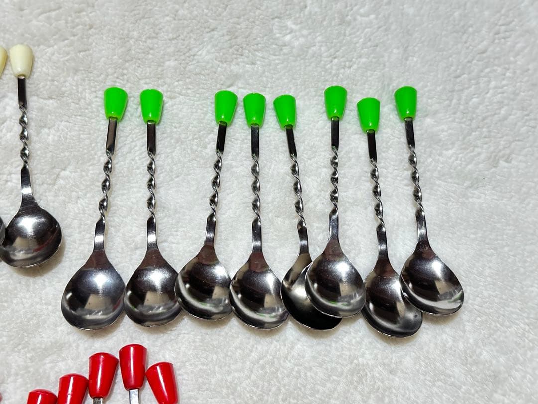 昭和レトロ　ネジネジスプーン レトロスプーン スパイラルスプーン　当時物　新品