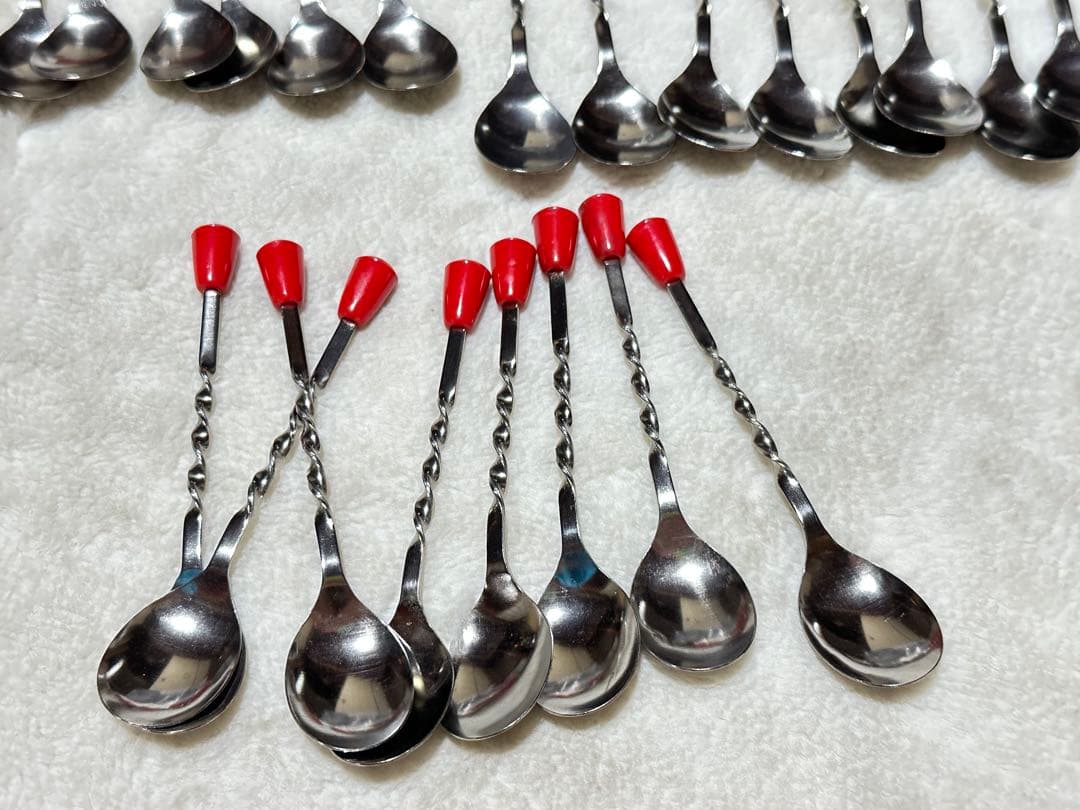 昭和レトロ　ネジネジスプーン レトロスプーン スパイラルスプーン　当時物　新品