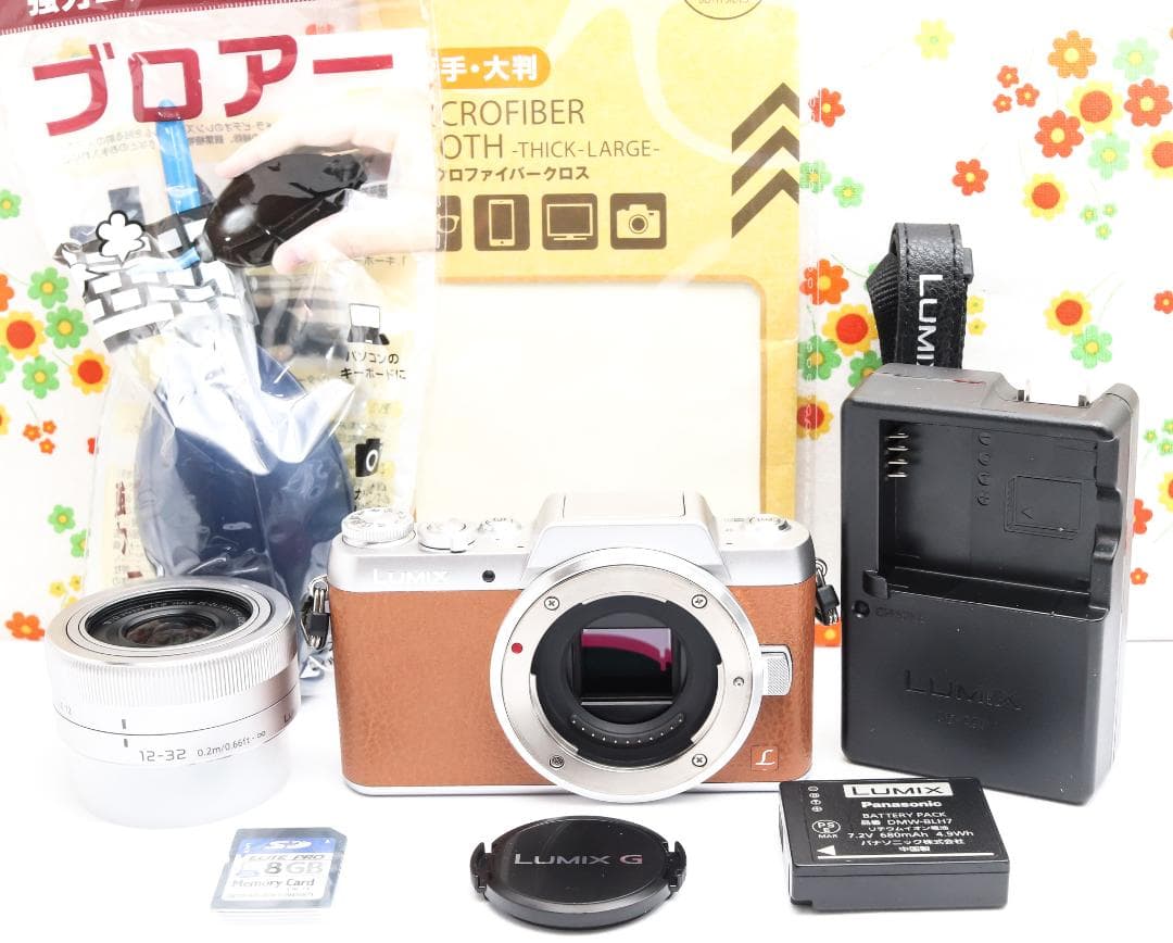 パナソニック LUMIX GF7 ☆大人気ブラウンカラー☆WIFI転送＆自撮り
