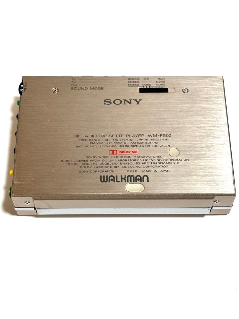 SONY カセットウォークマン WM-F502 ジャンク品