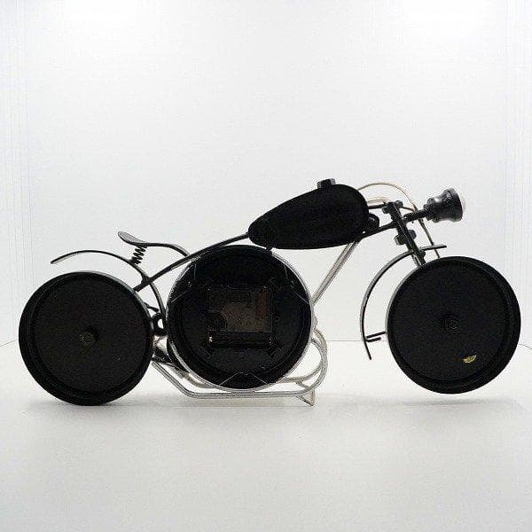 ISHIGURO イシグロ アメリカン バイク クロック 置時計 ブラック