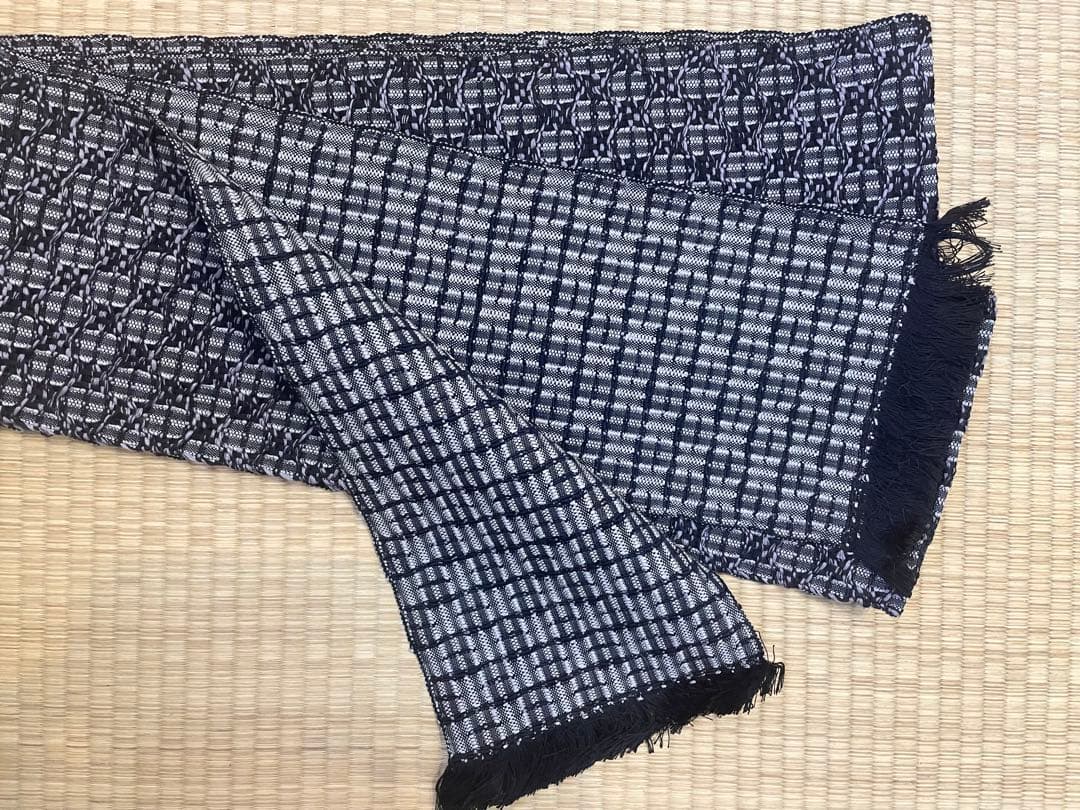 米沢織　半幅帯